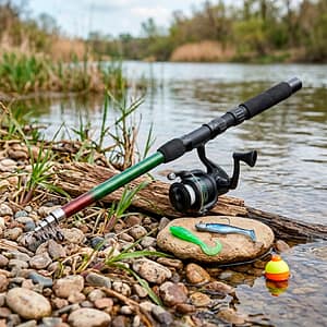 SET DE PESCA CANA CON SENUELO Y BOYA LH-711