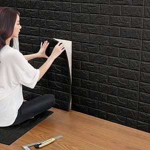 REVESTIMIENTO ADHESIVO NEGRO 76X70CM LH-4312