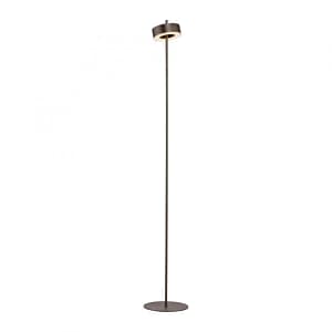 LAMPARA DE PIE ANILLO MARRÓN DIMERIZABLE Y CCT 9W CON CONTROL - 140CM