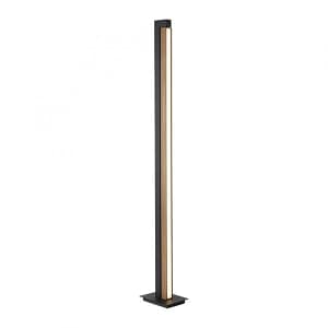 LAMPARA DE PIE VARAL CON ROTACIÓN ROBLE MADERA DIMERIZABLE