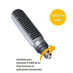 Lámpara led 45w E40 remplazo sodio-mercurio - Luz Neutra