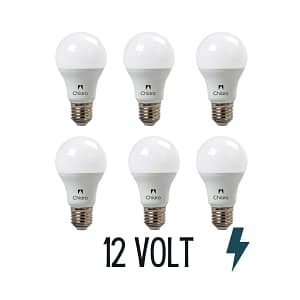 Pack x6 pcs - Lámpara led 12 VOLT E27-10W Luz Fría