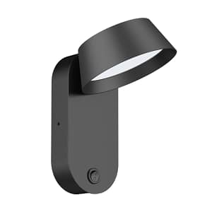 Pantalla led de pared con llave Luz cálida - NEGRA
