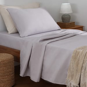Juego De Sabanas Microfibra Liso 1P