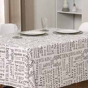 Mantel Navidad De Algodón Fiesta 140×220