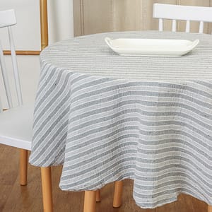 Mantel Algodón Rayas Redondo 160