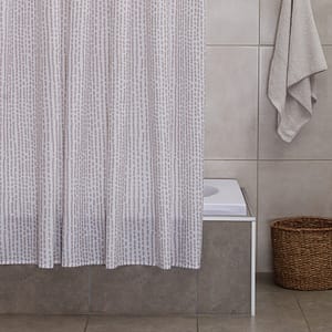 Cortina De Baño Jacquard Estampada 180×180