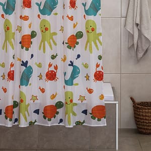 Cortina De Baño Estampada Heavy 180×180