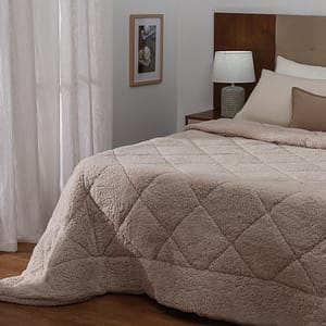 Acolchado Sherpa Liso 200×220