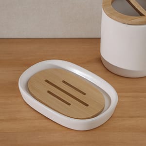 Jabonera Con Bamboo
