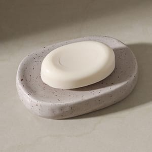 Jabonera Jacquard Cemento