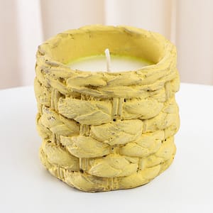 Vela Maceta Rústica