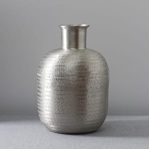 Jarrón De Metal Grande