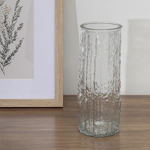 Jarrón De Vidrio Cilindro