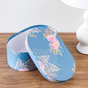 Caja Oval Flores Chica