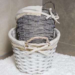 Canasto Trenzado Comb. 20×16