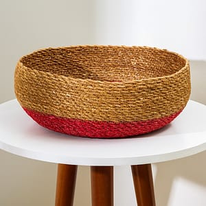 Cesto Dos Colores Redondo Grande