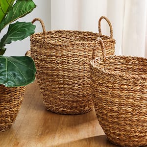 Cesto Redondo Con Asas Grande