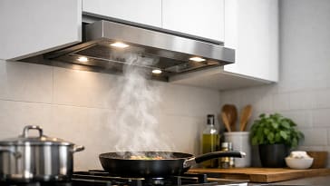 Campana extractora para cocina pequeña