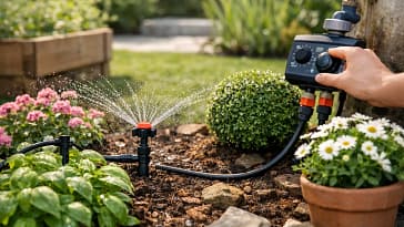 Sistema de riego para jardín pequeño: qué elegir