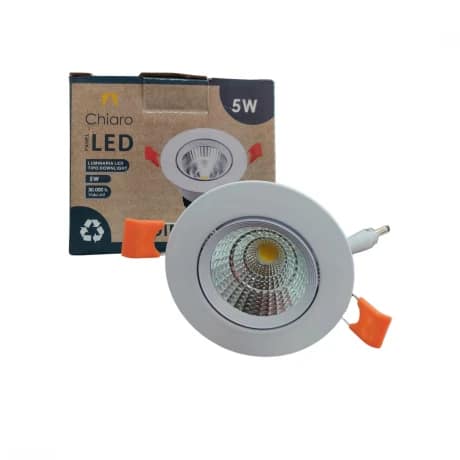 Spot LED 5W MÓVIL, de empotrar redondo, Dimerizable BLANCO - Imagen 5