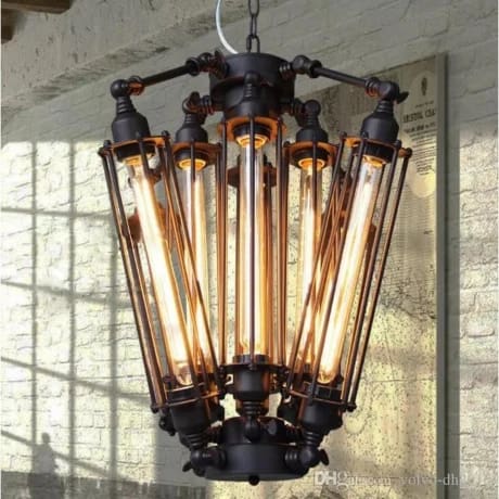 Lampara Led Filamento Vintage modelo Tubular larga 18cm 6w - Imagen 4