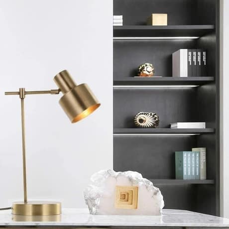 Portátil dorada E27 50cm - Imagen 4