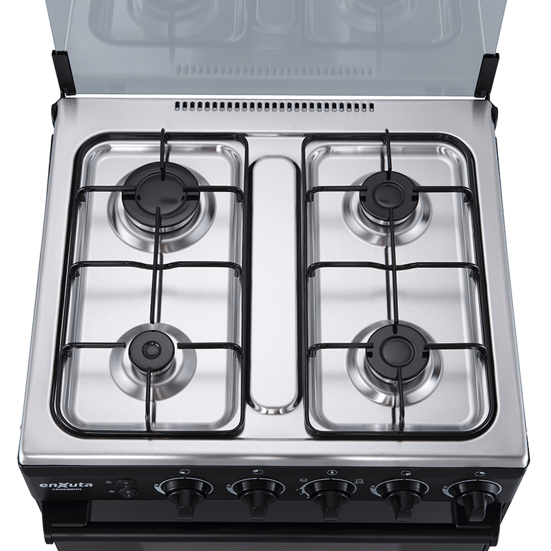 Cocina Supergas 4 Hornallas Negra con Termocupla y Grill 60x60 - CENX9604N – Enxuta - Imagen 3