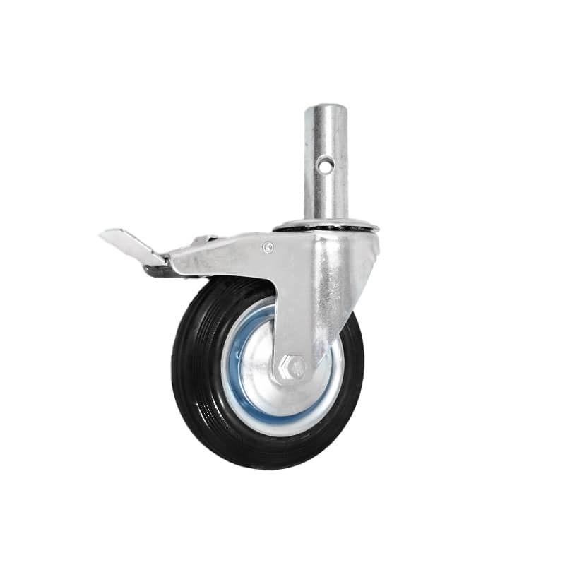 RUEDA 16CM CON FRENO P/ANDAMIO 100 KILOS LH-3461 - Imagen 2