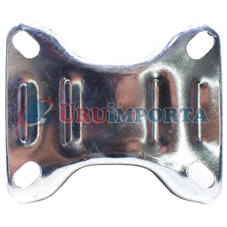 RUEDA COLOR NEGRO 5″ BASE METALICA FIJA LH-1688 - Imagen 3