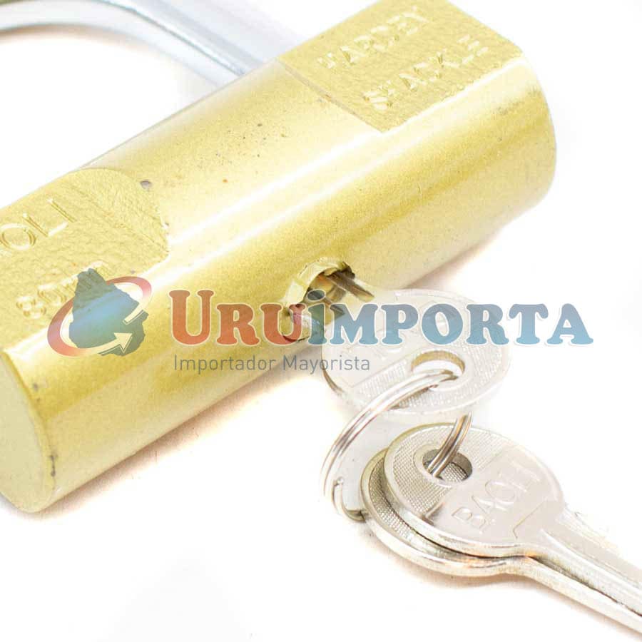 CANDADO BRONCEADO EN BLISTERS 80MM BAOLI LH-1278 - Imagen 5