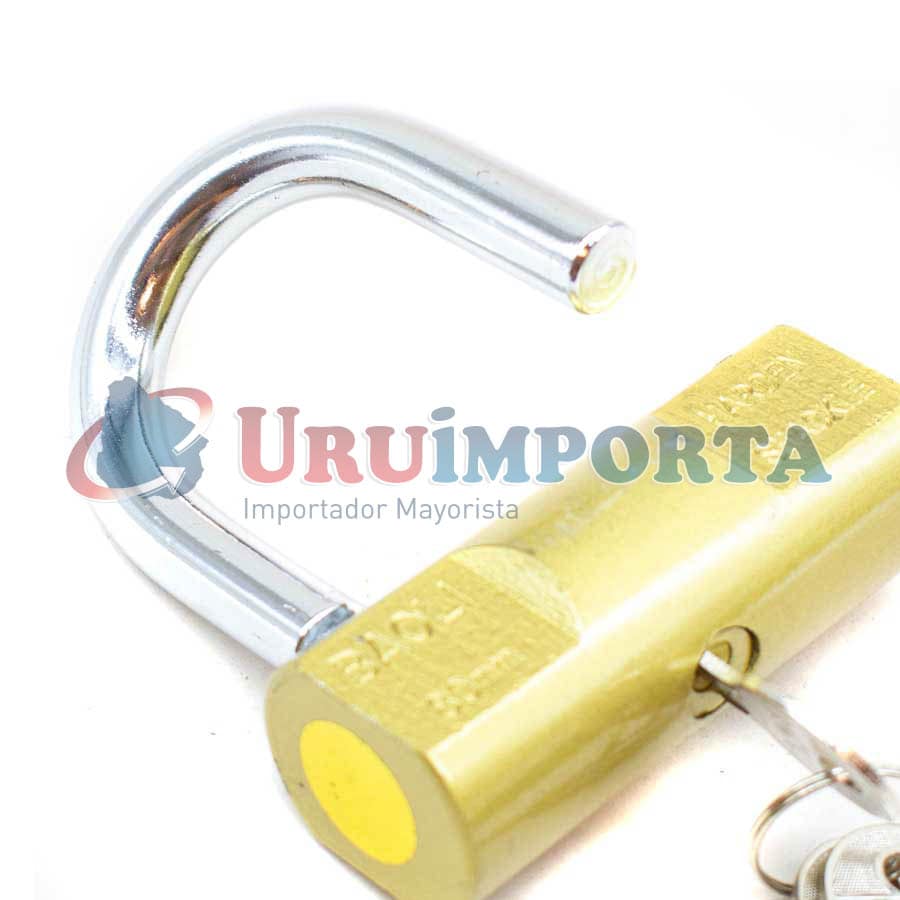 CANDADO BRONCEADO EN BLISTERS 80MM BAOLI LH-1278 - Imagen 6