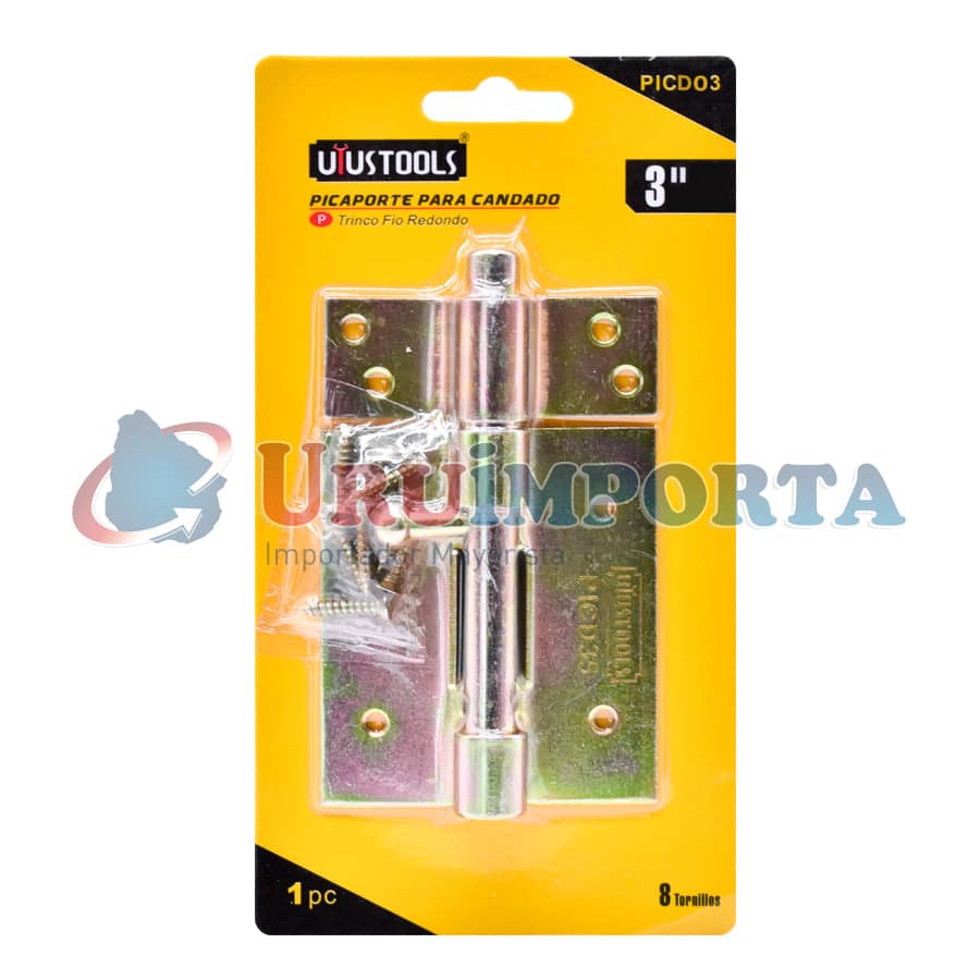 PASADOR 3″ CON PORTA CANDADO UYUSTOOLS PICD03 - Imagen 2
